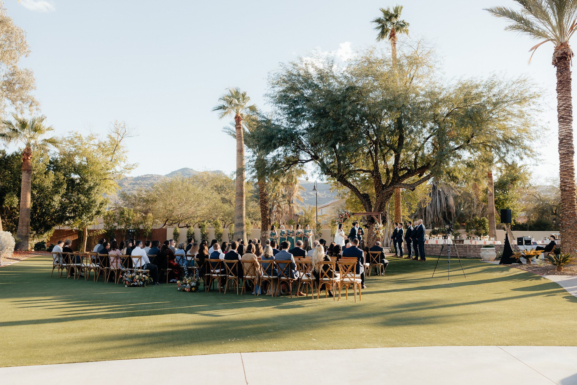 Ceremony at Secret Garden in Phoenix, Arizona.